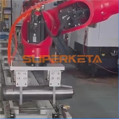 Robotické riešenie nakladania pre sústruhy a obrábacie centrá